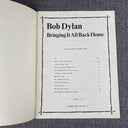 Vtg 1965 BOB DYLAN  BRINGING IT ALL BACK HOME SONG BOOK / Sheet Music