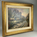 Thomas Kinkade Teapot Cottage 24"x18" GALLERY PROOF SIGNED 367/740 Framed VIDEO