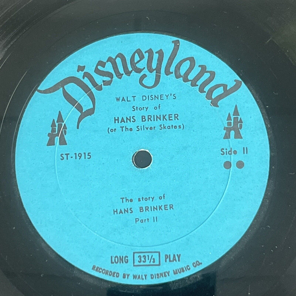 Walt Disney The Story of Hans Brinker Vinyl Record ST-1915