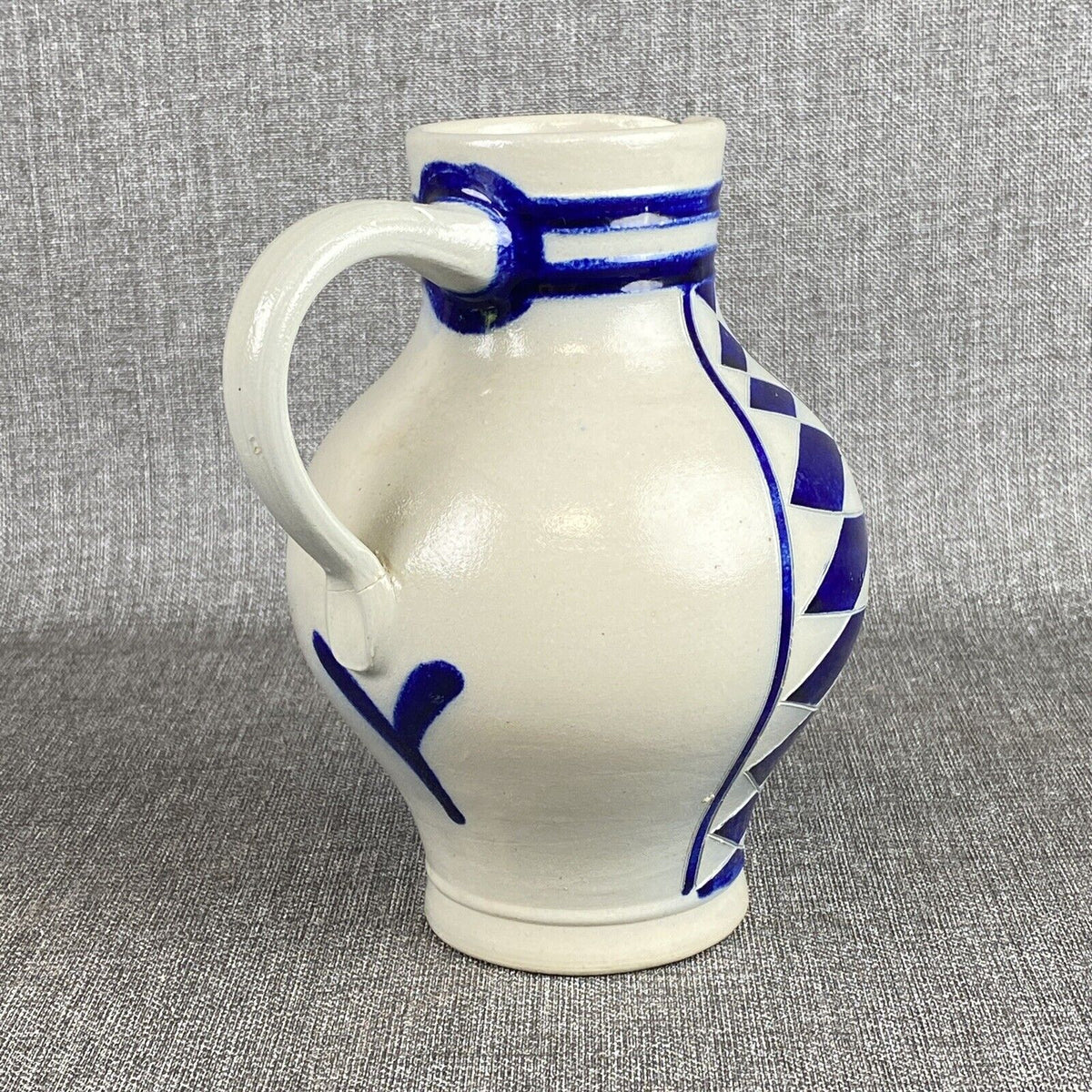 Vintage Goebel Salt Glaze Pitcher 8.5" tall (READ)