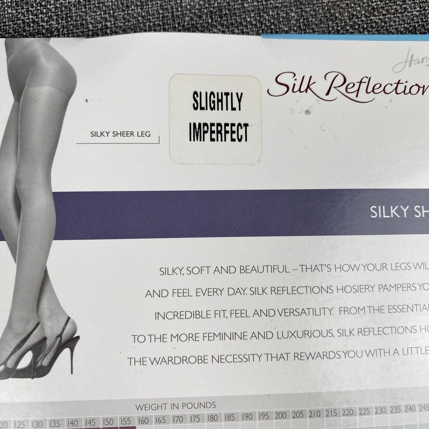 Hanes Silk Reflections Silky Sheer Style 717 Little Color  Size: CD