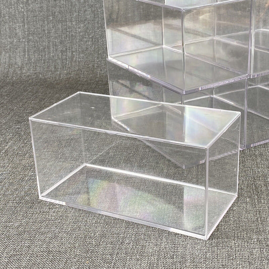 Acrylic Display Cases lot of 9 Size: 8"x4"x4" made in USA