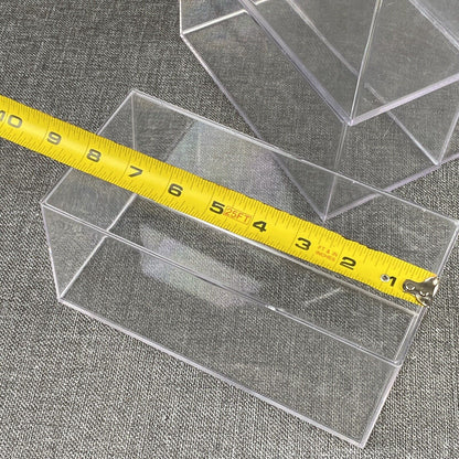 Acrylic Display Cases lot of 9 Size: 8"x4"x4" made in USA