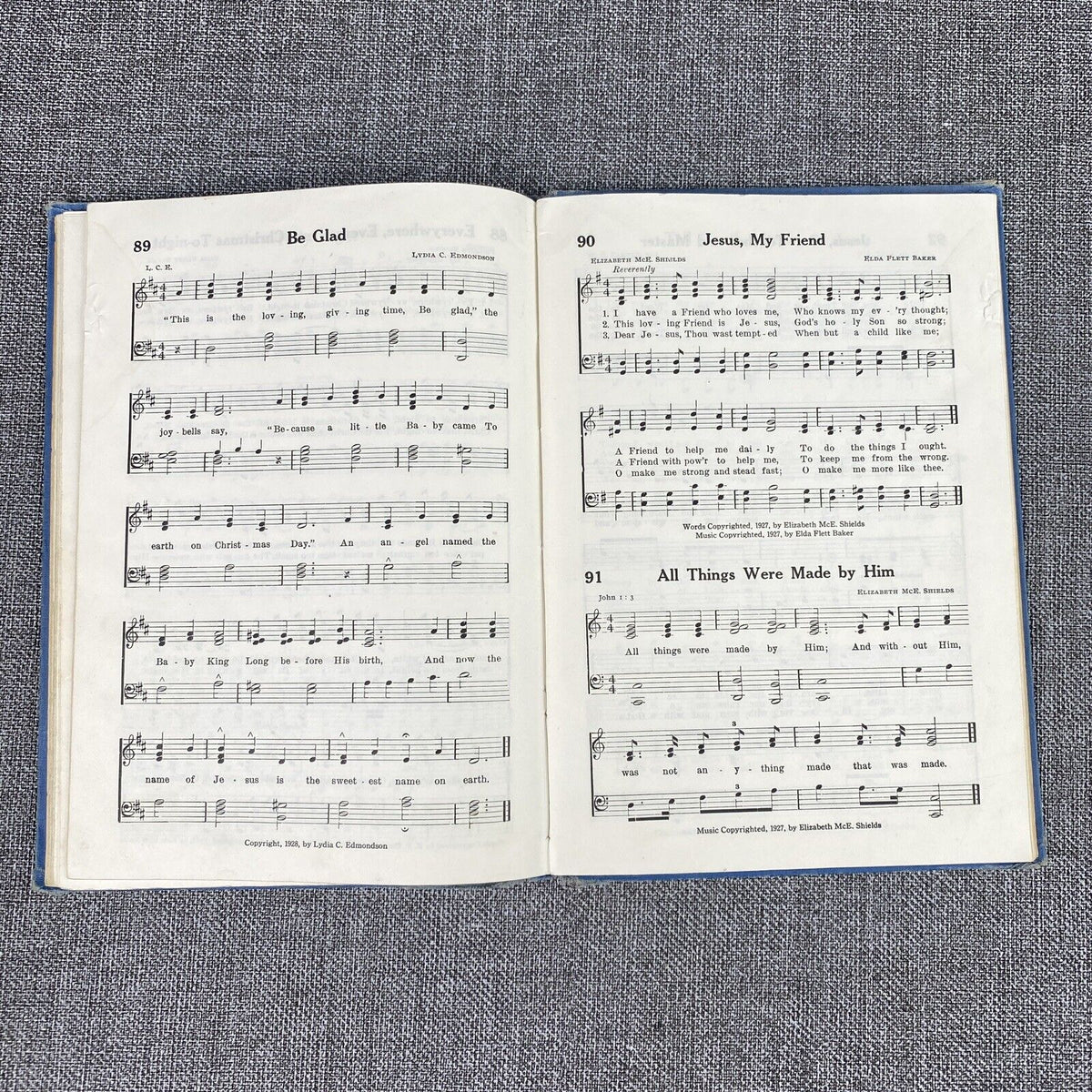 Worship & Conduct  Song for beginners and primaries Sunday Schools USA, 1929