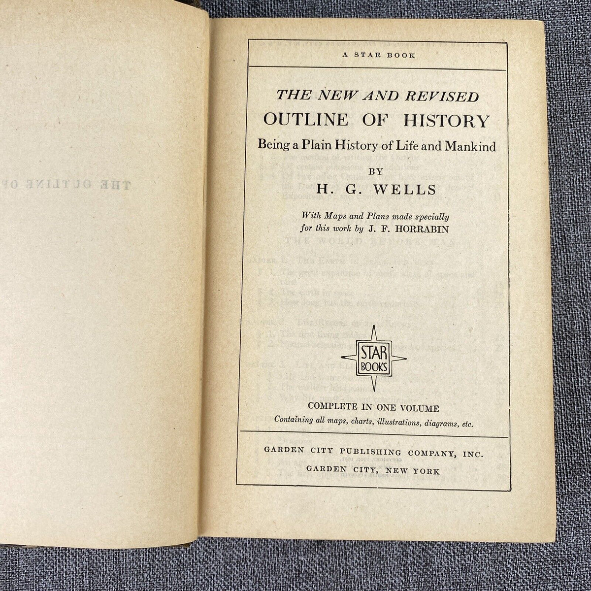 The New and Revised Outline of History by H.G. Wells 1931