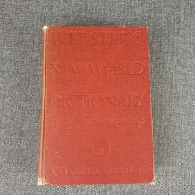 1968 Webster's New World Dictionary Of The American Language College Edition