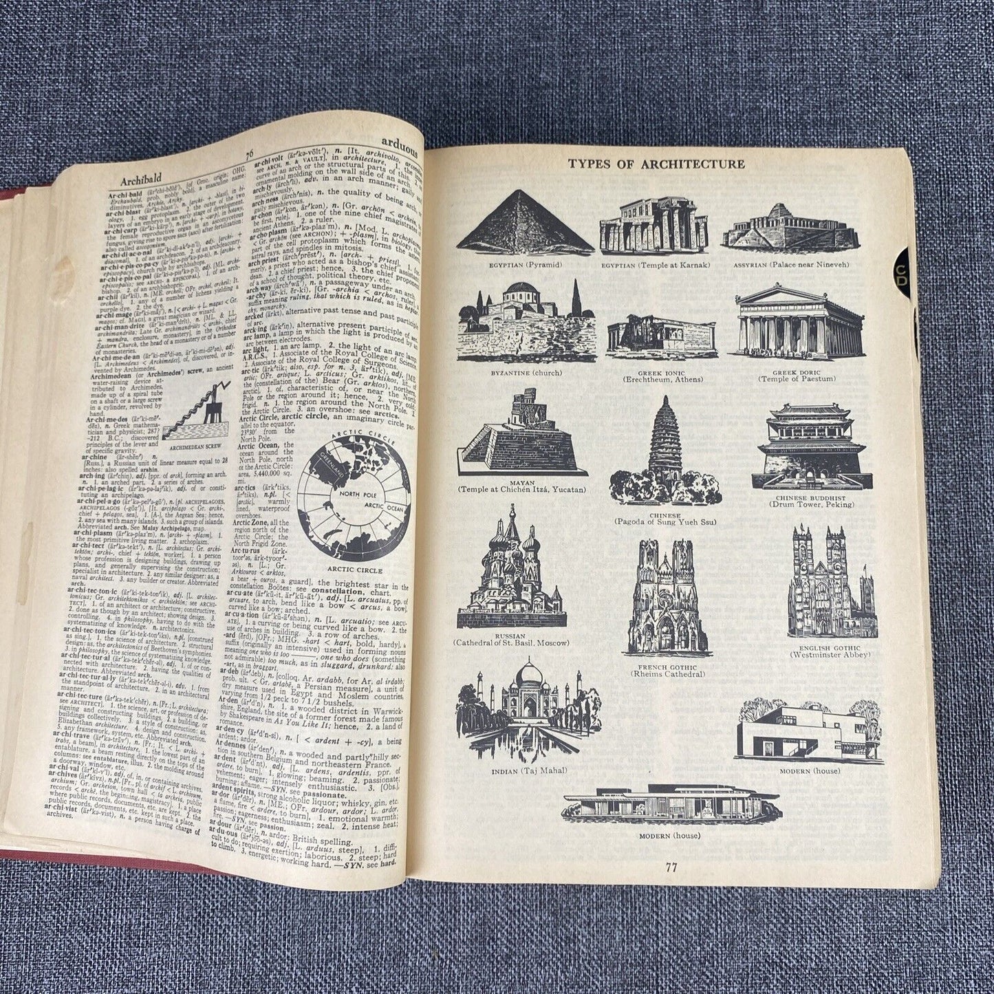 1968 Webster's New World Dictionary Of The American Language College Edition