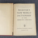 1968 Webster's New World Dictionary Of The American Language College Edition