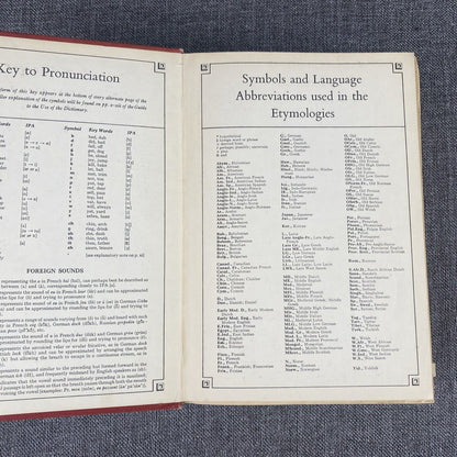 1968 Webster's New World Dictionary Of The American Language College Edition