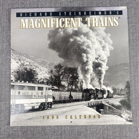 1995 Those Magnificent Trains 12" X 12" calendar Richard Steinheimers