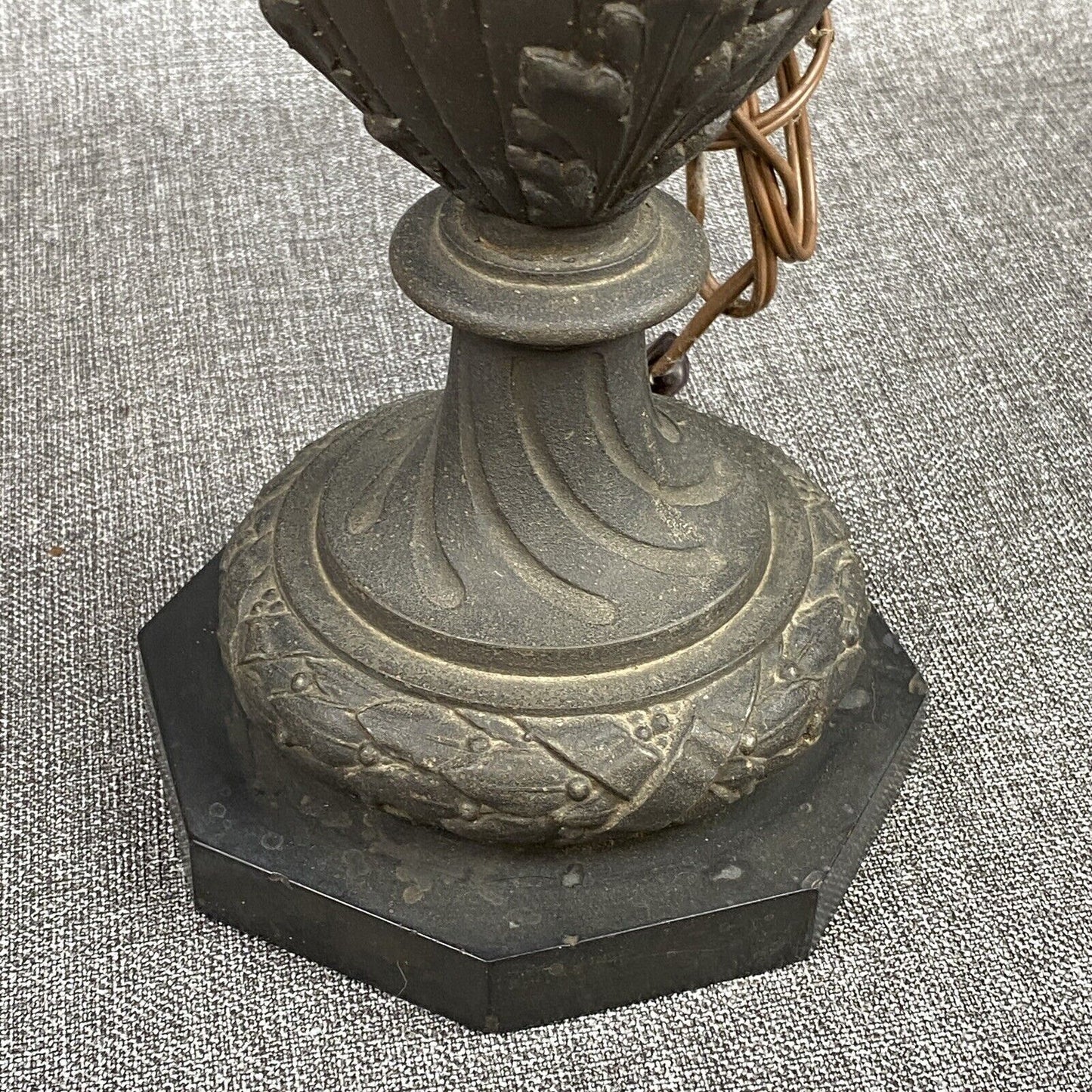 Mythological God Pan Urn with Cherubs and God Table Lamp -Mythology