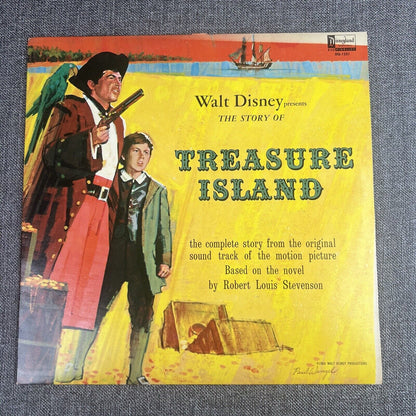 Walt Disney Treasure Island LP Vinyl Record DQ-1251