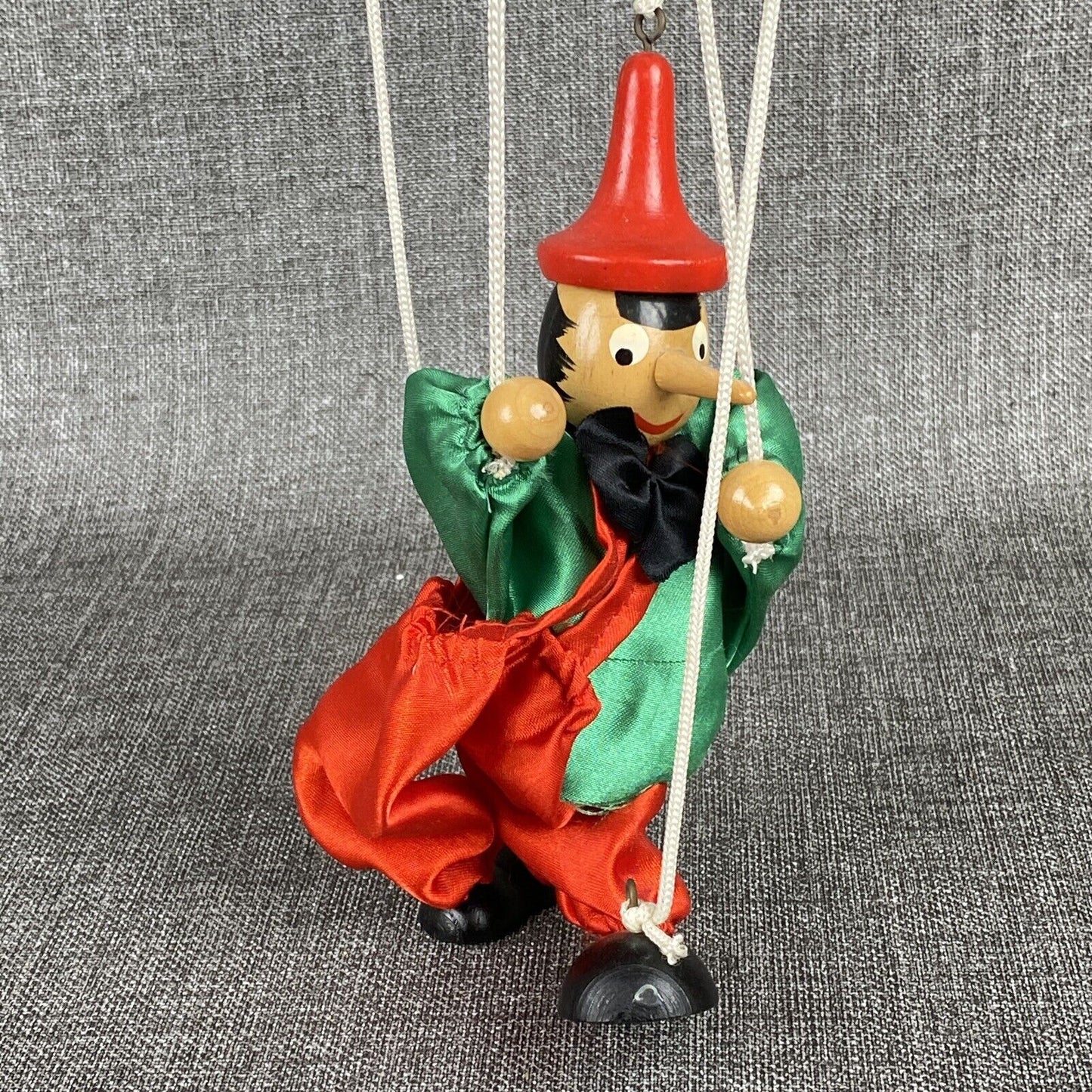 Pinocchio Wooden Dolls Marionette Made in Italy - Wooden Articulated Toy Doll