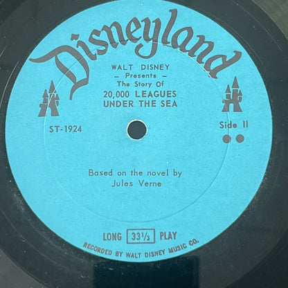 Walt Disney 20,000 Leagues under The Sea LP ST-1924