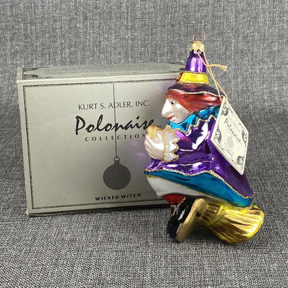 Kurt Adler Wicked Witch Ornament Komozja Polonaise VIDEO