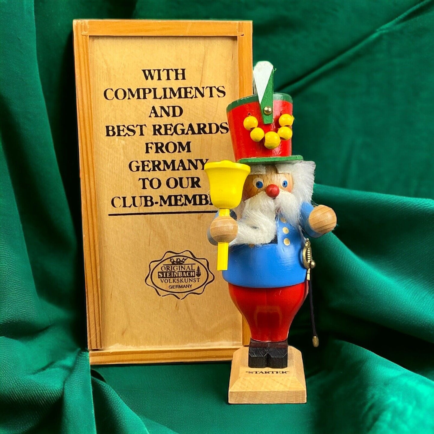 Steinbach Starter Nutcracker Wooden Box Club Collectors Only VIDEO