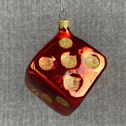 Kurt Adler Dice Christmas Ornament Komozia 2.5" Great Color VIDEO