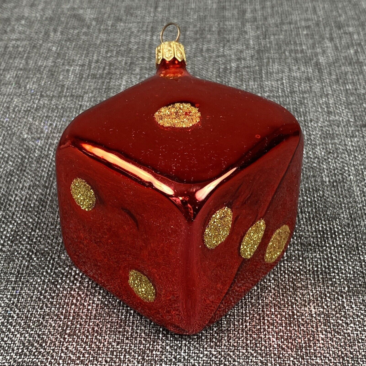 Kurt Adler Dice Christmas Ornament Komozia 2.5" Great Color VIDEO