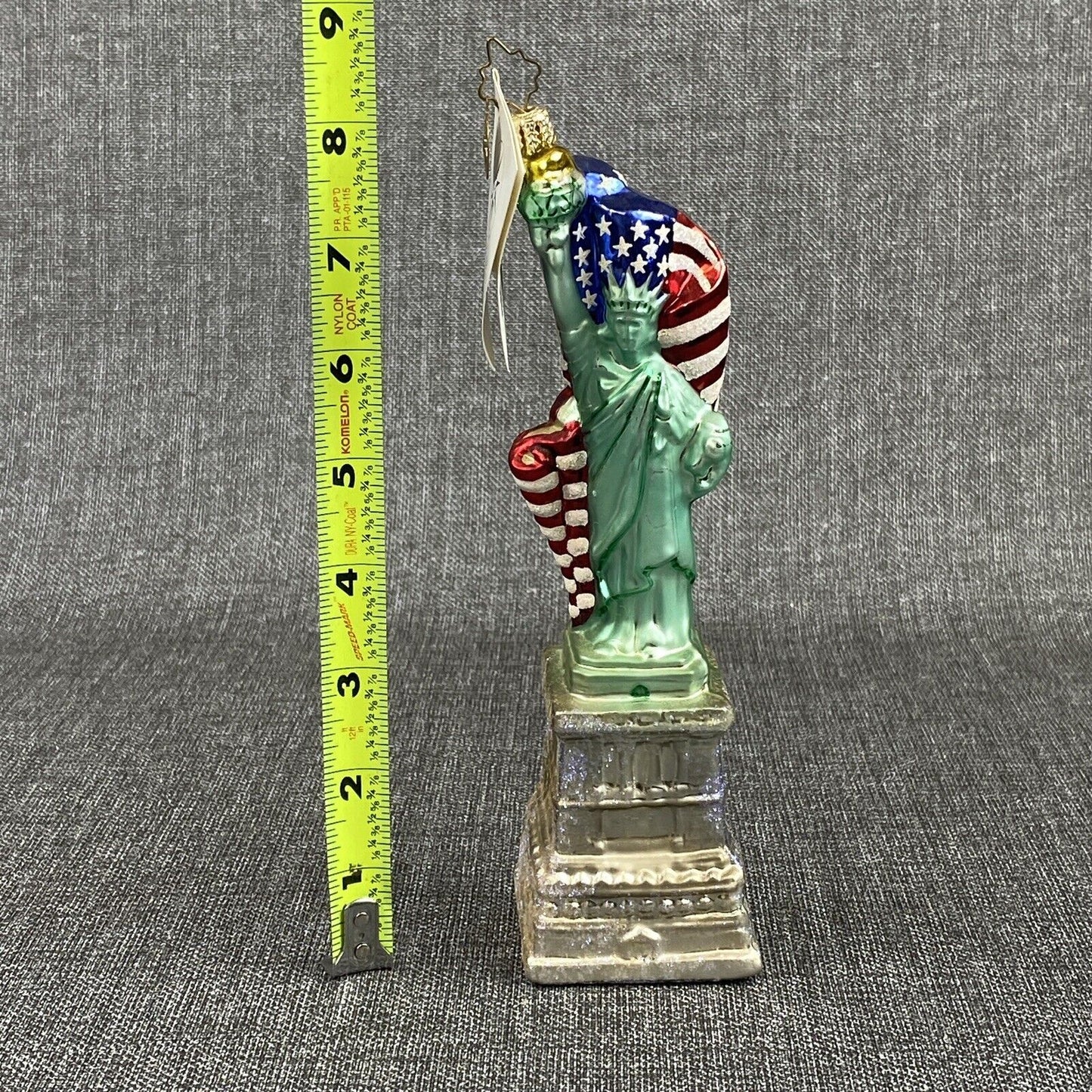 Christopher Radko Statue of Liberty Patriotic Ornament VIDEO