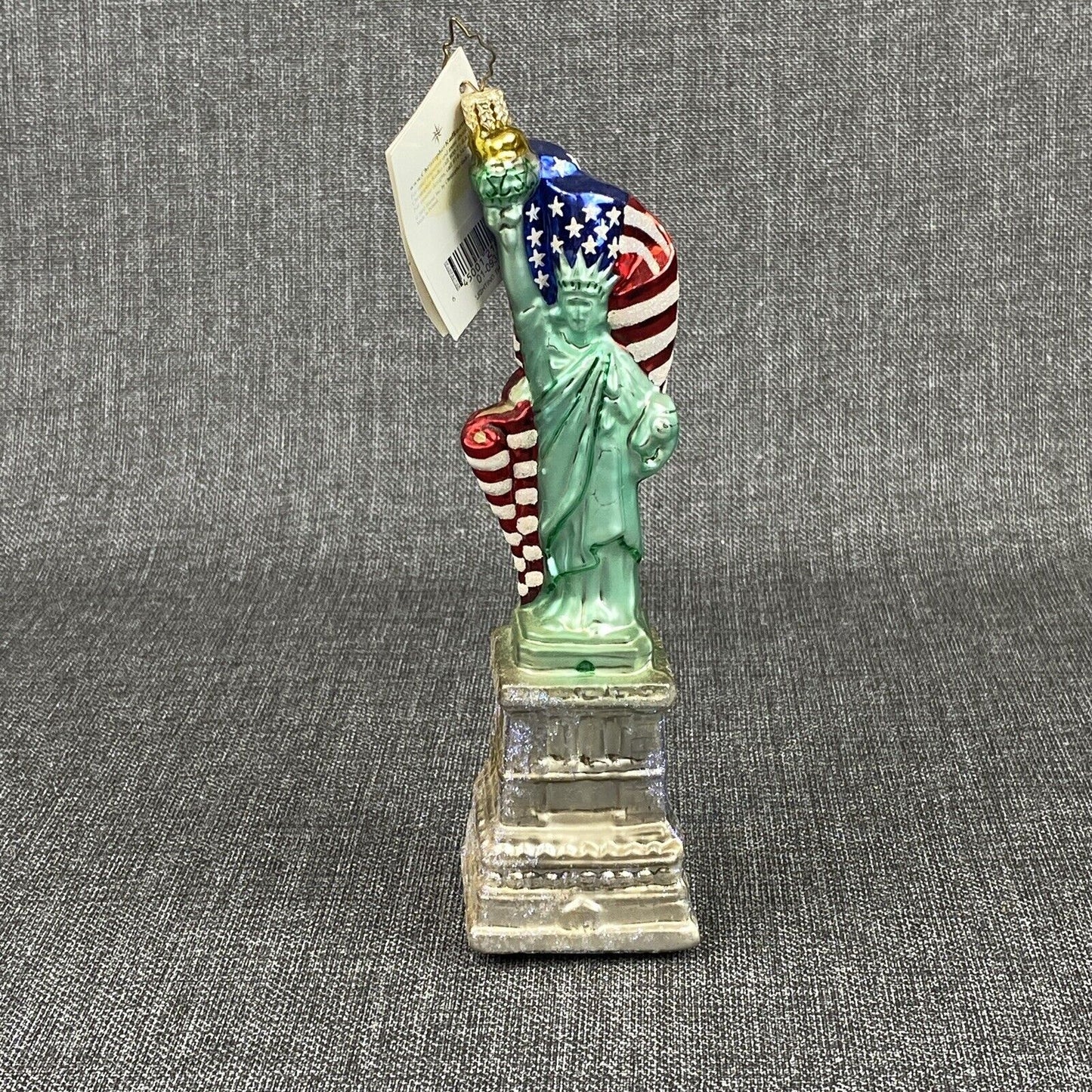 Christopher Radko Statue of Liberty Patriotic Ornament VIDEO