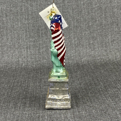 Christopher Radko Statue of Liberty Patriotic Ornament VIDEO