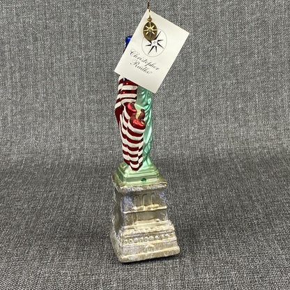 Christopher Radko Statue of Liberty Patriotic Ornament VIDEO