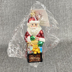 Christopher Radko Tiny Toy Chest Ornament Sealed in Bag Original Tag VIDEO