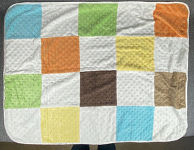 Carters Child of Mine Patch Blanket 38" x 30" Patchwork