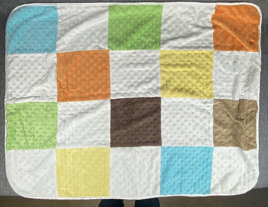 Carters Child of Mine Patch Blanket 38" x 30" Patchwork