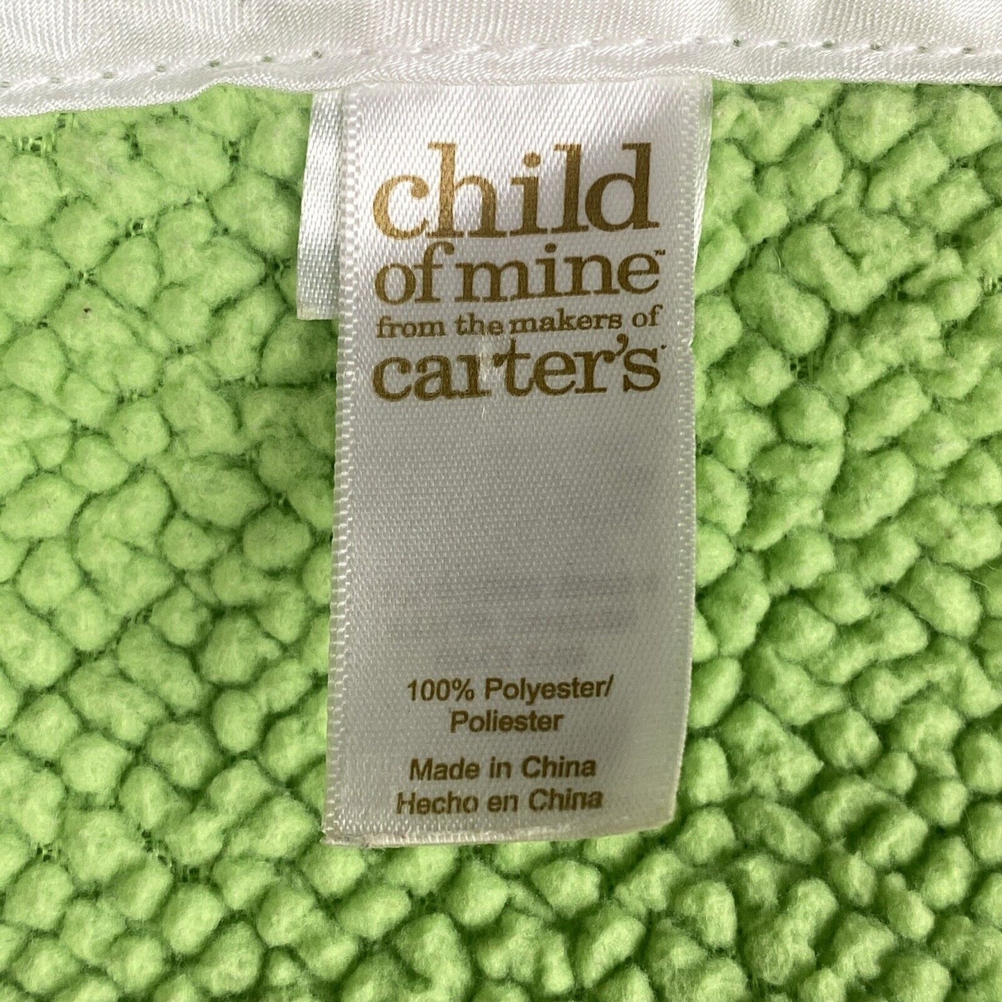 Carters Child of Mine Patch Blanket 38" x 30" Patchwork