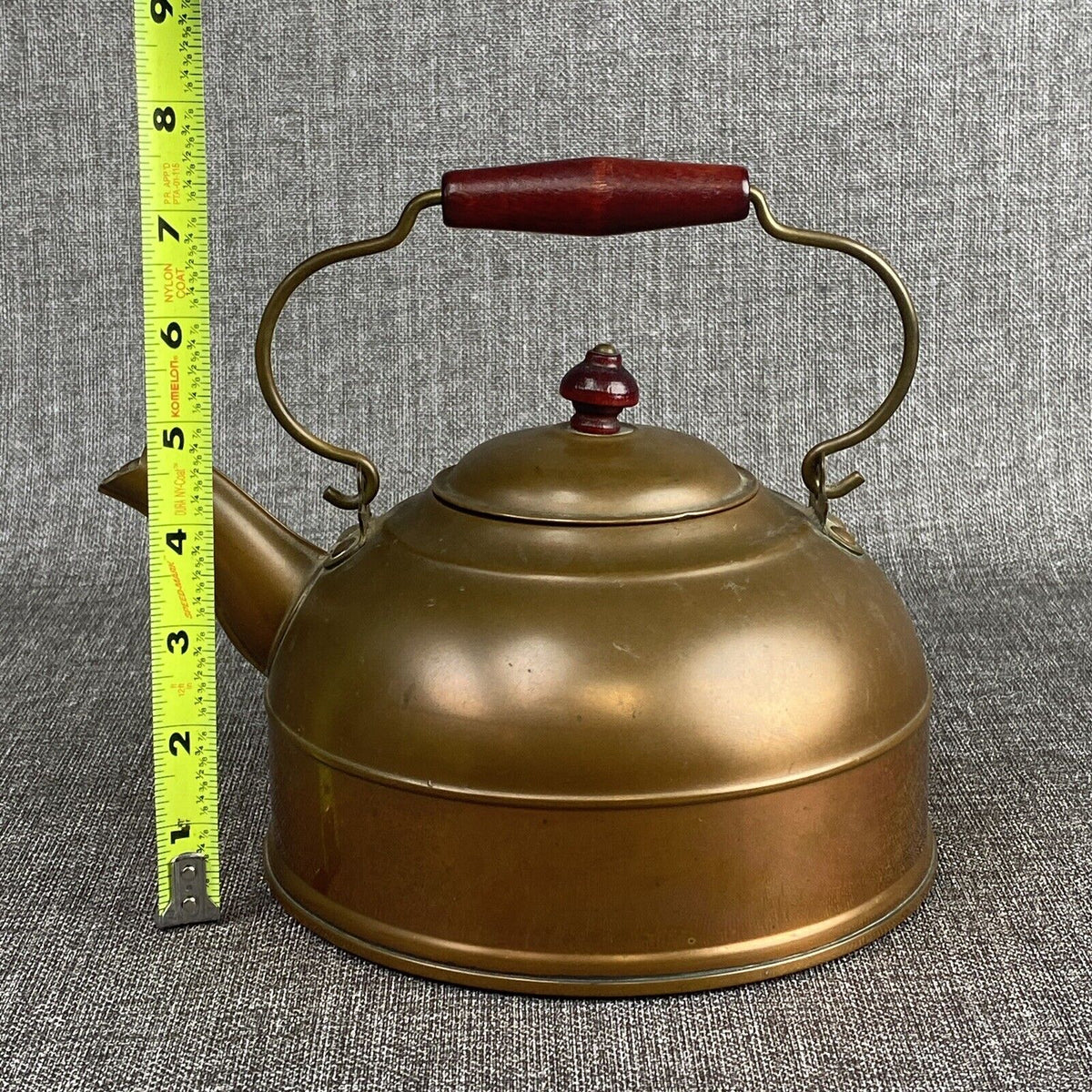 Paul Revere Copper Kettle Vintage Tea Pot Revere Ware Wood Handle Rome NY USA