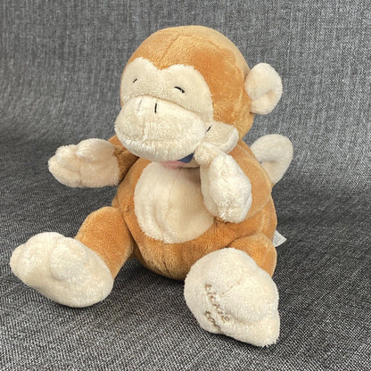 Nuby Love N Care Tickle Toes Monkey Plush Toy Stuffed Animal 9” USA