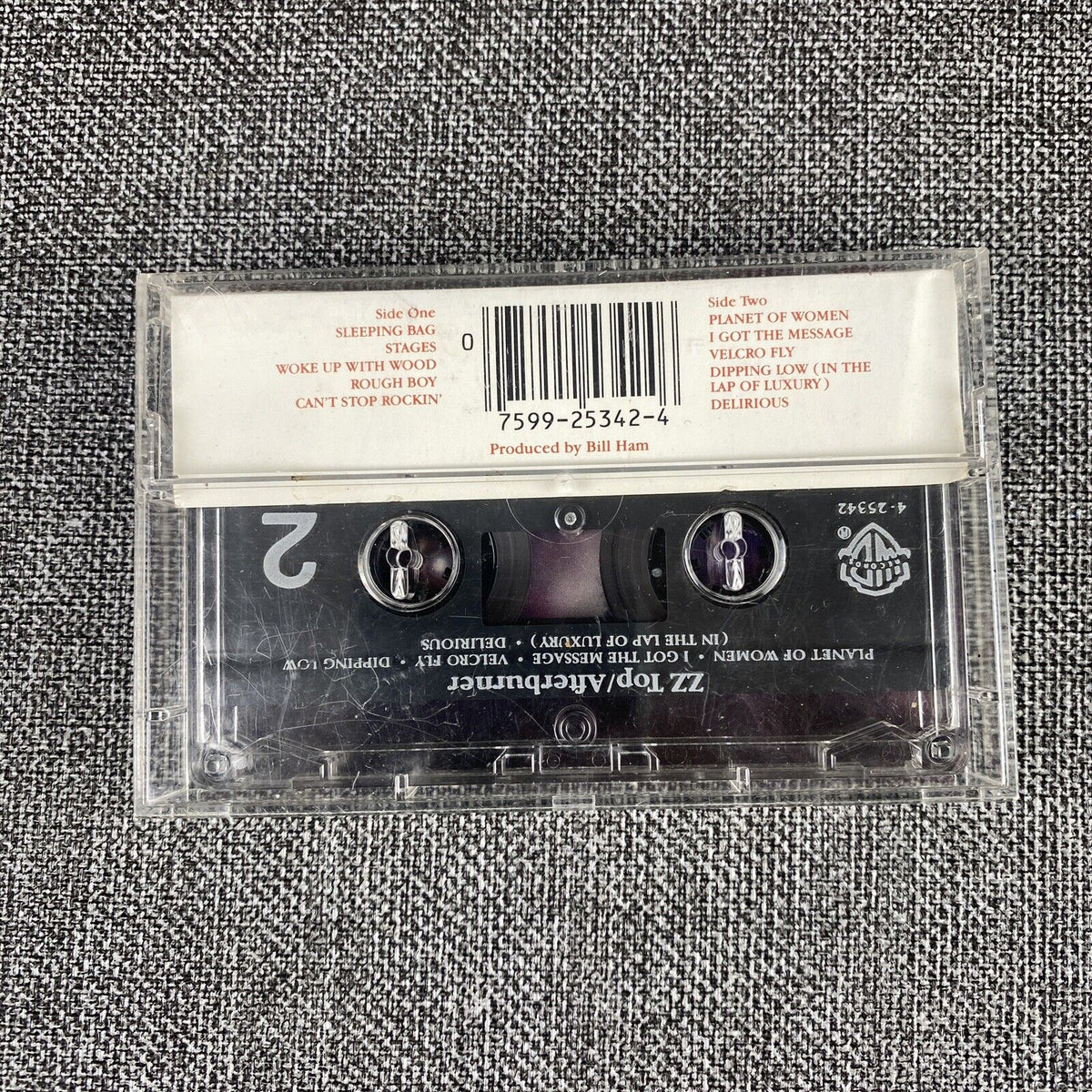 "SS" Cassette Tape By Zz Top "Eliminator" (1985) Rock, Blues / Warner Bros.