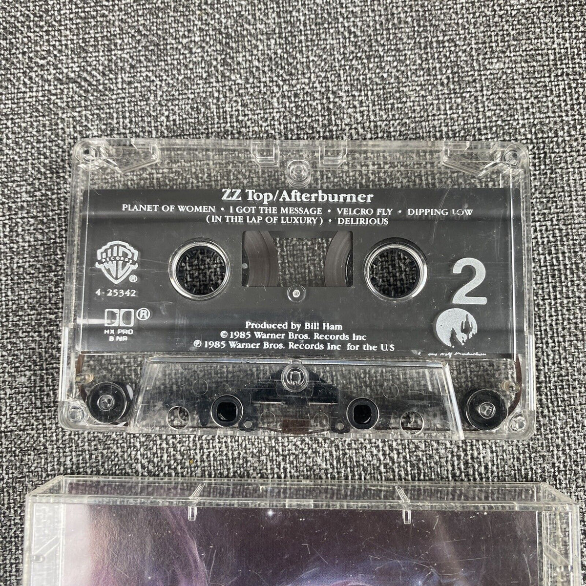 "SS" Cassette Tape By Zz Top "Eliminator" (1985) Rock, Blues / Warner Bros.