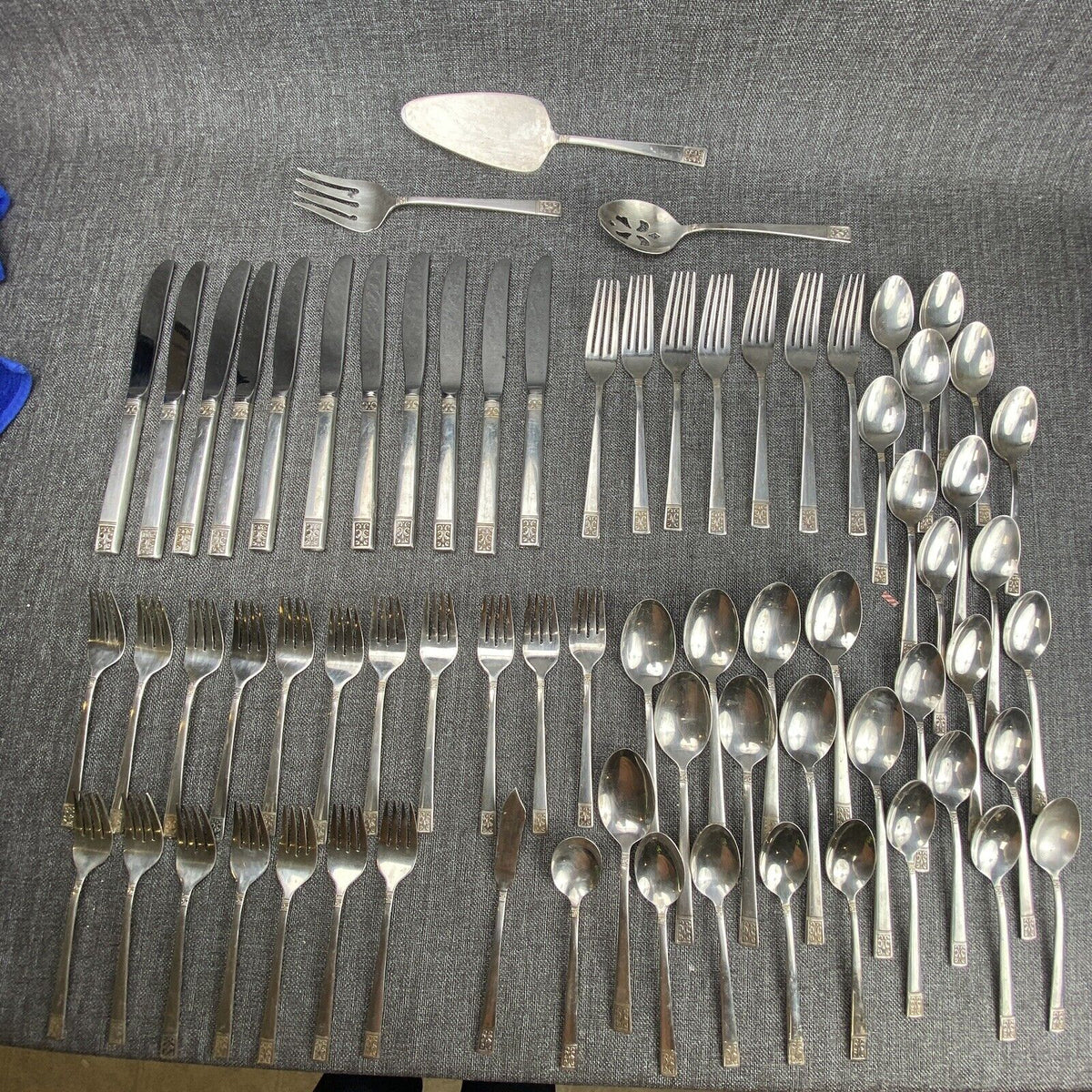 Vintage Wallace EPS China Silverware Flatware Set Of 70