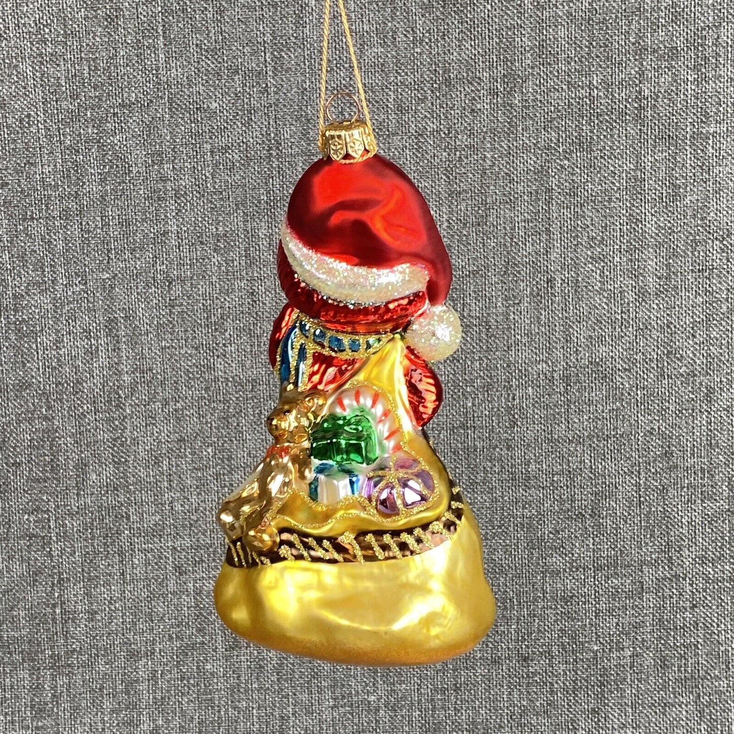 Kurt Adler Elmo Glass Christmas Ornament in Original Box VIDEO