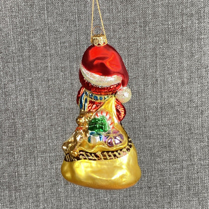 Kurt Adler Elmo Glass Christmas Ornament in Original Box VIDEO