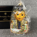 Christopher Radko Ramses Egyptian Theme Glass Ornament Sealed + Box VIDEO