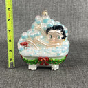 Kurt Adler Betty Boop Bubble Bath Glass Christmas Ornament with Box VIDEO