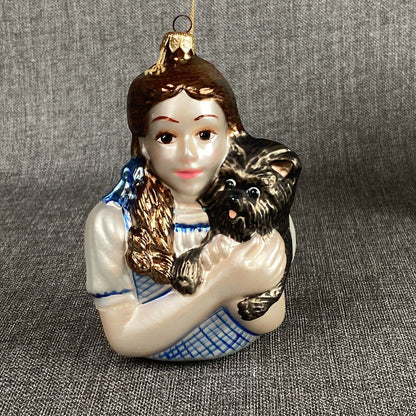 Dorothy & Toto Wizard Of OZ Kurt S Adler Polonaise Ornament KOMOZJA 1997 Vintage