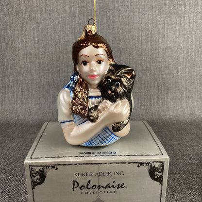 Dorothy & Toto Wizard Of OZ Kurt S Adler Polonaise Ornament KOMOZJA 1997 Vintage