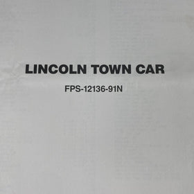OEM 1991 Ford Lincoln Town Car Electrical Wiring Diagrams