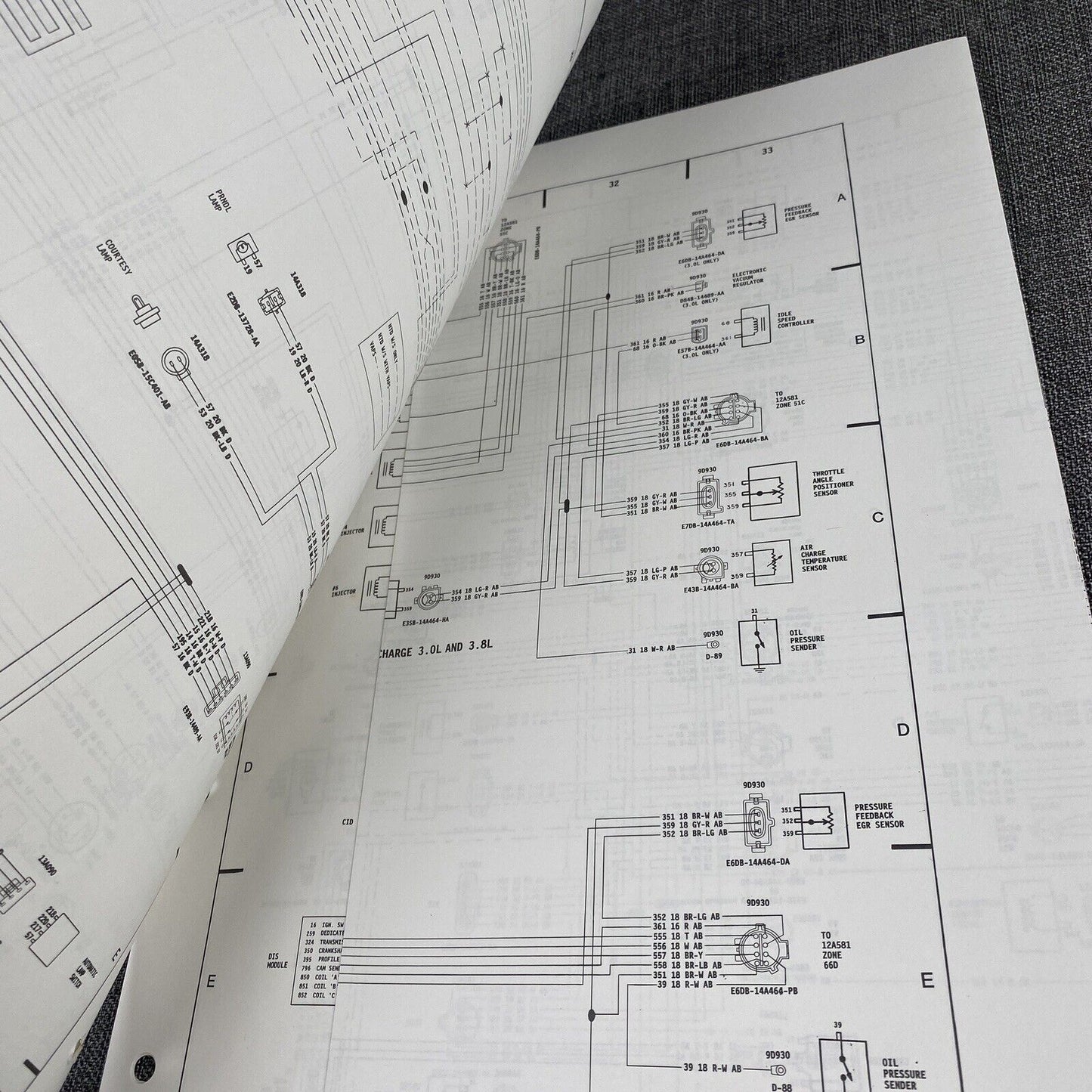 OEM 1991 Ford Taurus / Sable Car Electrical Wiring Diagrams