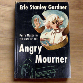 Perry Mason Case of the Angry Mourner by Erle Gardner 1951 Walter J Black DJ