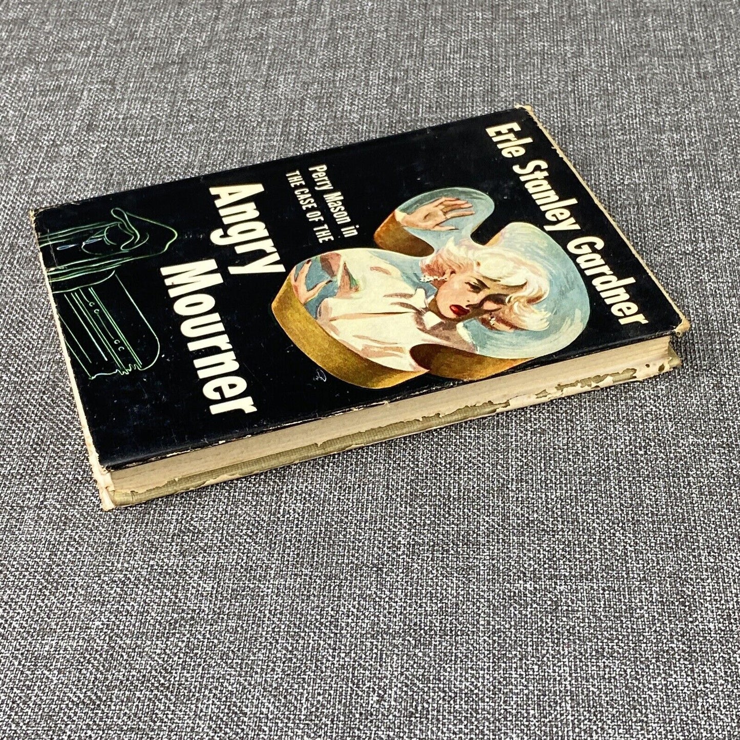 Perry Mason Case of the Angry Mourner by Erle Gardner 1951 Walter J Black DJ