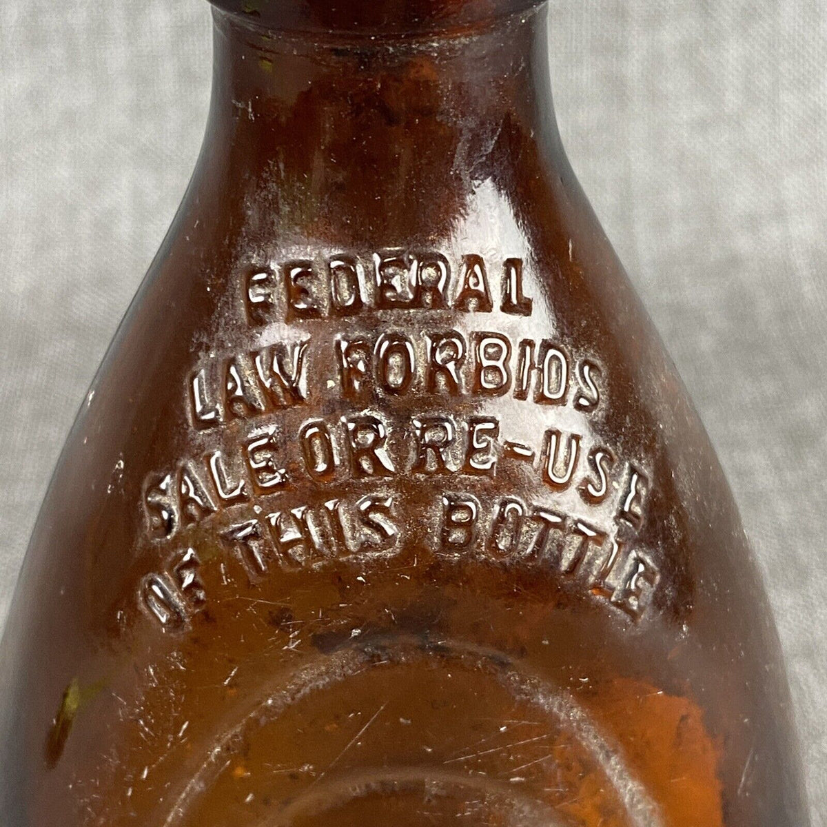 SCHENLEY RESERVE Whiskey Bottle Bown Color