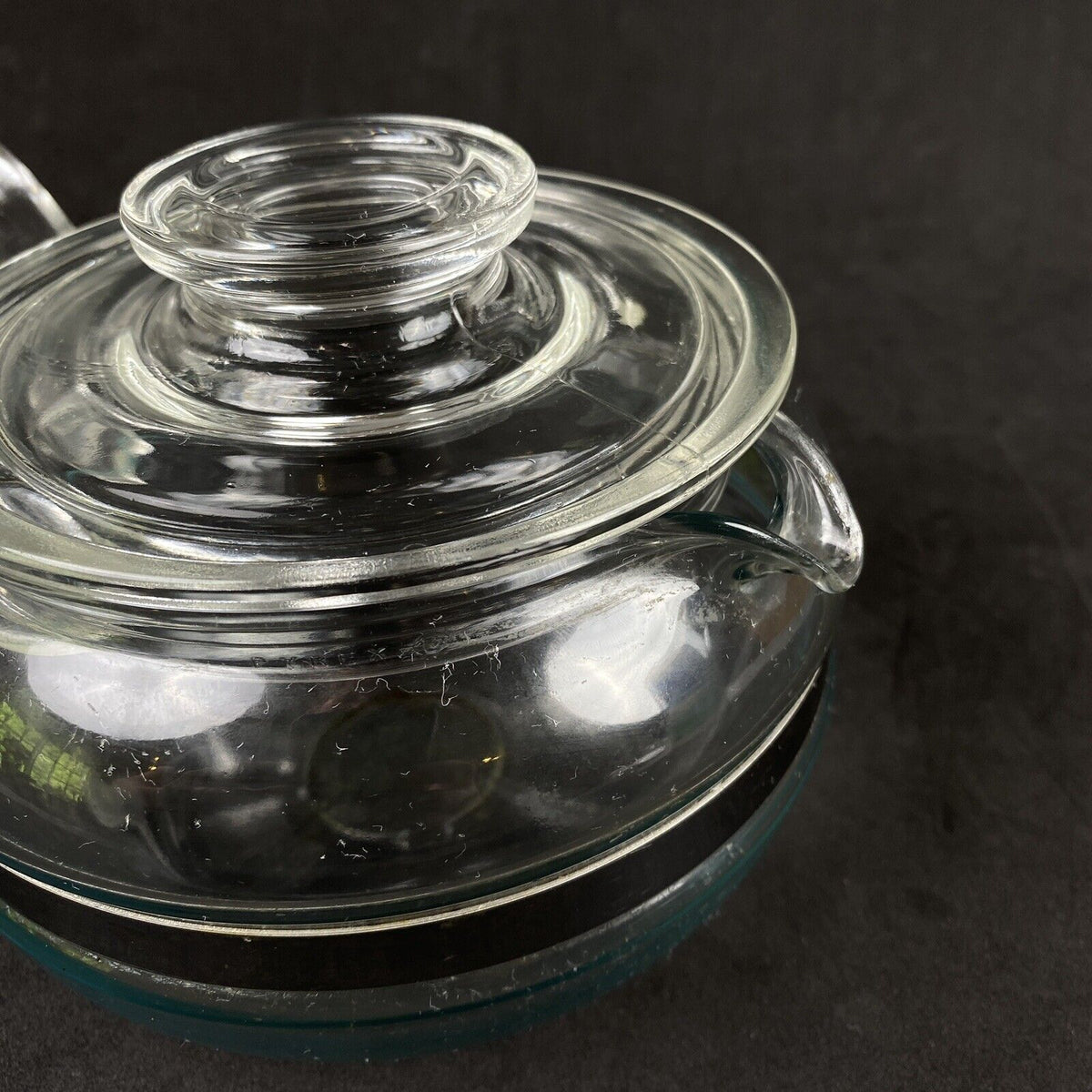 PYREX FLAMEWARE Glass Percolator Coffee Tea Pot 6 Cups