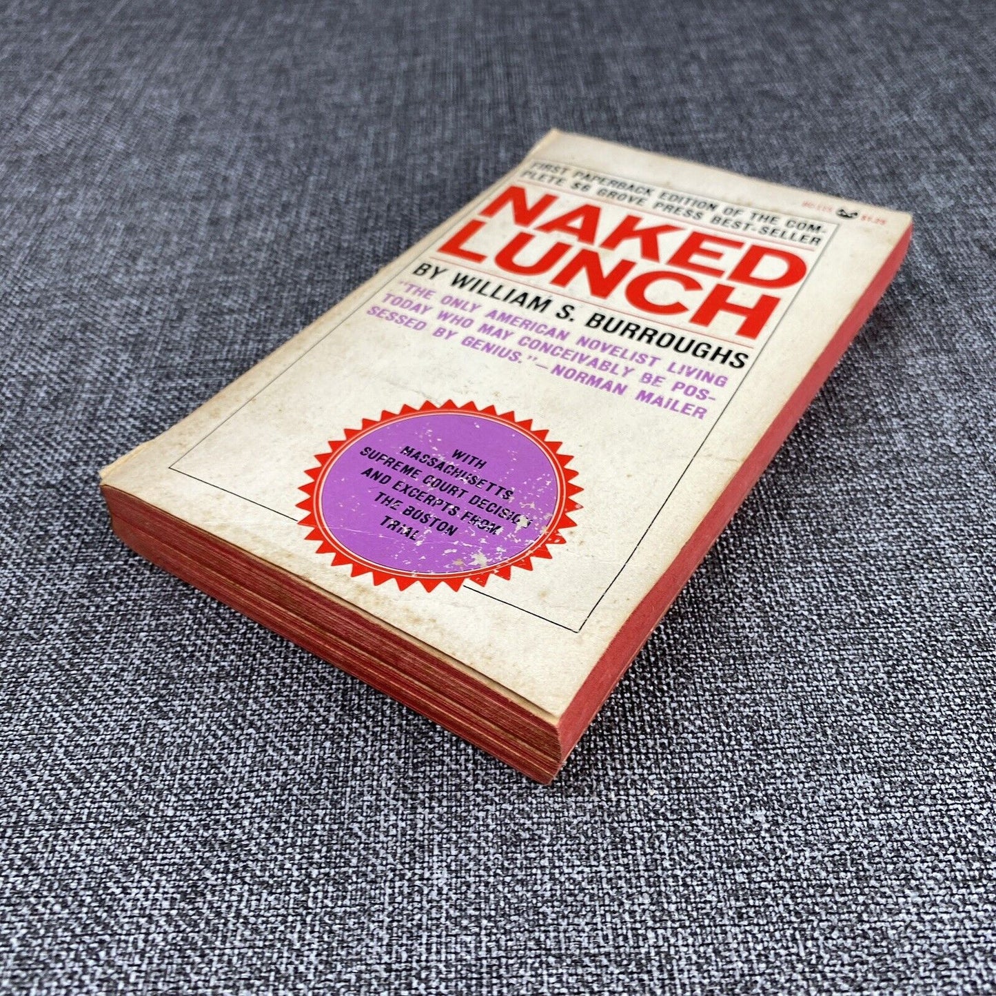 NAKED LUNCH by William S. Burroughs 1st Evergreen Black Cat Edition 1966