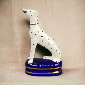 Vintage Fitz & Floyd Staffordshire Style Dalmatian Mantle Dog 9" Figurine