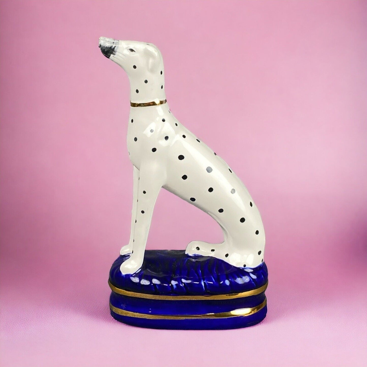 Vintage Fitz & Floyd Staffordshire Style Dalmatian Mantle Dog 9" Figurine